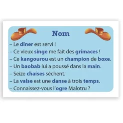 Grammi Cat's 1 - classes grammaticales