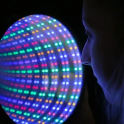 Grand miroir lumineux infini