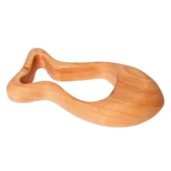 Hochet poisson creux en bois