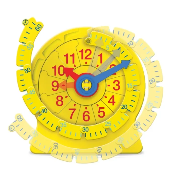 Horloge numberline 24h