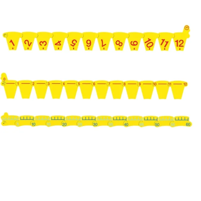 Horloge numberline 24h
