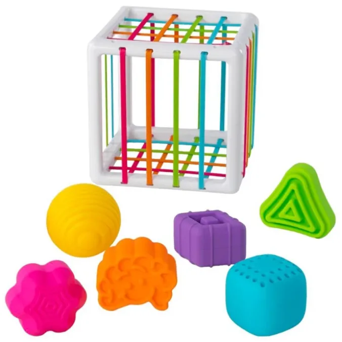 Inny Bin - Cube à formes sensorielles