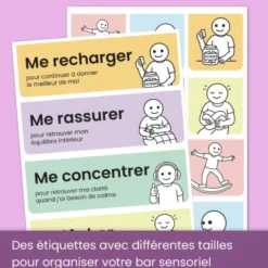 Je crée mon bar sensoriel