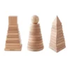 Jeu d'encastrement en bois - 3 formes