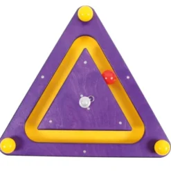 Jeu mural triangle - violet