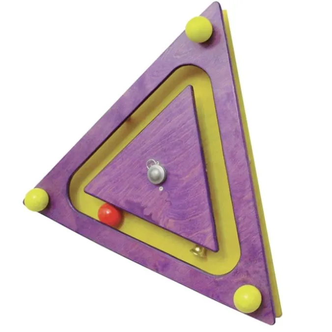 Jeu mural triangle - violet