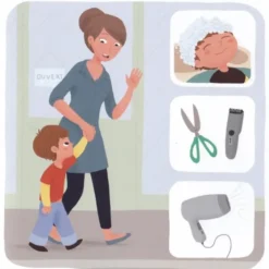 Je vais chez la coiffeuse