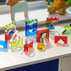 Kit cubes acryliques colorés