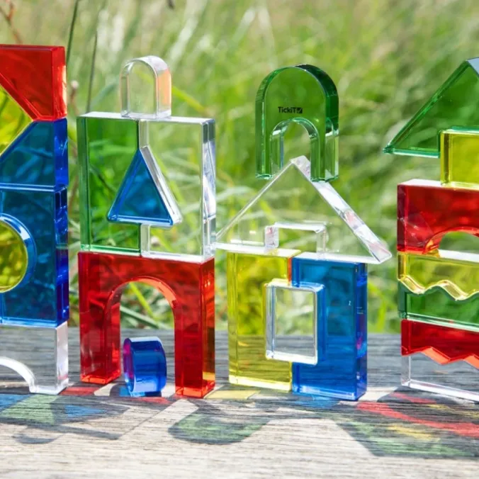 Kit cubes acryliques colorés