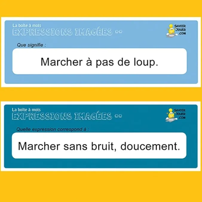 La boîte à mots: expressions imagées
