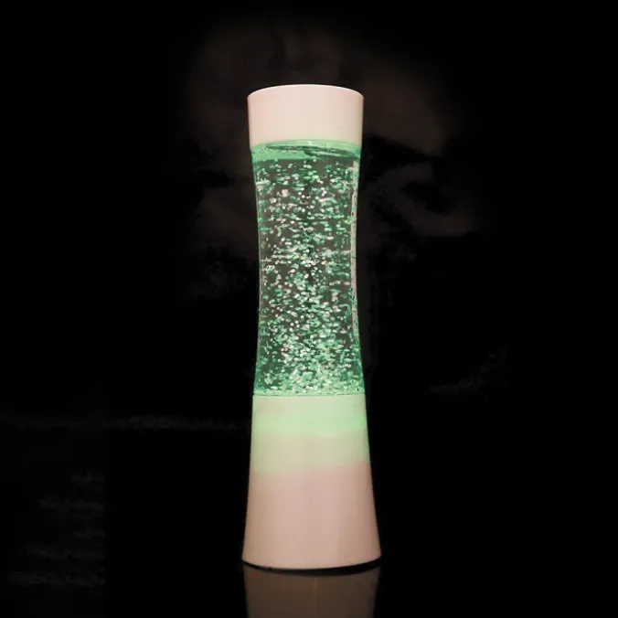 Lampe pailletée à secouer