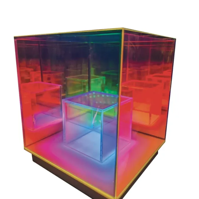 Lampe prismatique 3D - Cube