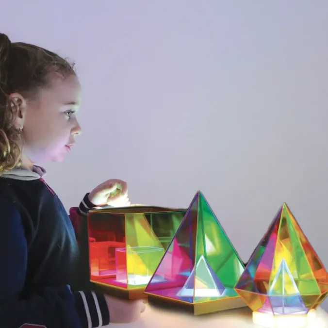 Lampe prismatique 3D - Cube