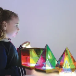 Lampe prismatique 3D - Pyramide