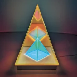 Lampe prismatique 3D - Pyramide