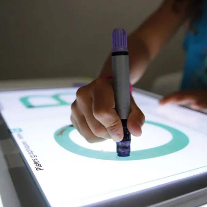 La table lumineuse Tickit
