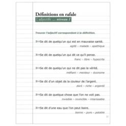 Les p'tits cahiers pour cogiter - n°5 définitions en rafale