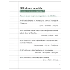 Les p'tits cahiers pour cogiter - n°5 définitions en rafale