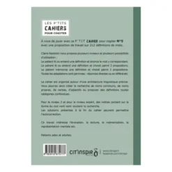 Les p'tits cahiers pour cogiter - n°5 définitions en rafale