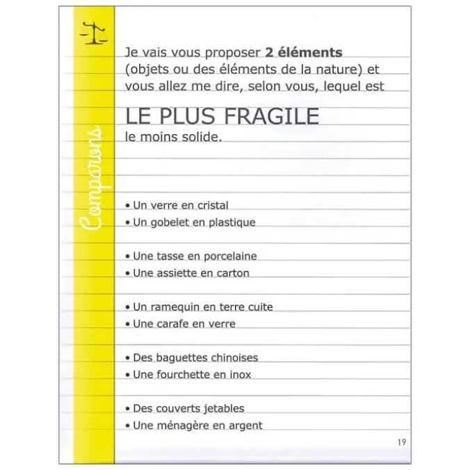 Les p'tits cahiers pour cogiter - n°3 comparons