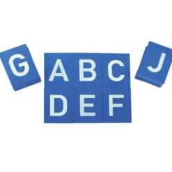 Lettres rugueuses Montessori