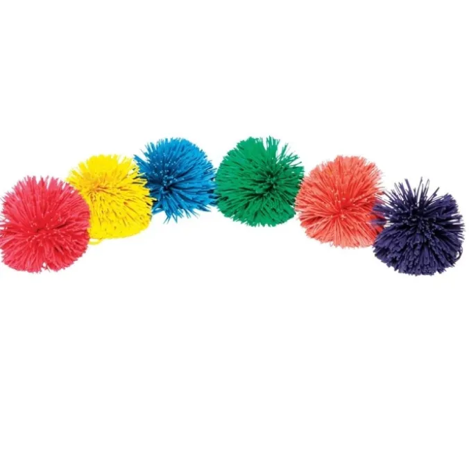 Lot de 6 balles pompons