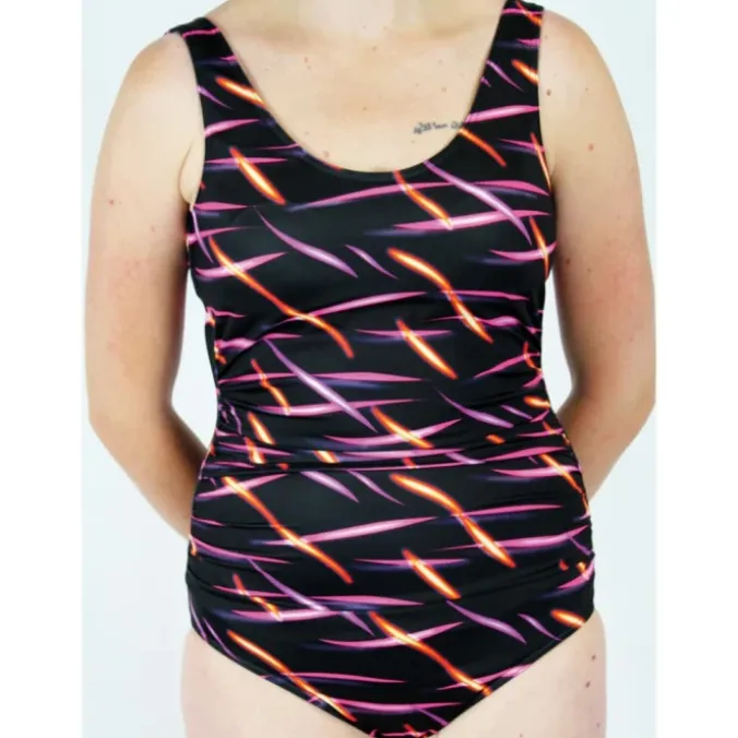 Maillot de bain incontinence 1 pièce femme - Imprimé