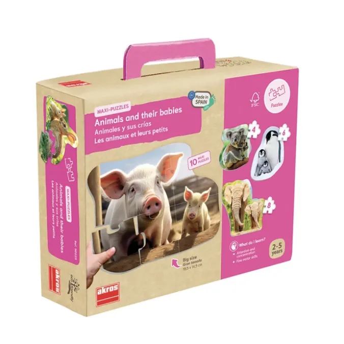 Maxi-puzzles les animaux et leurs petits