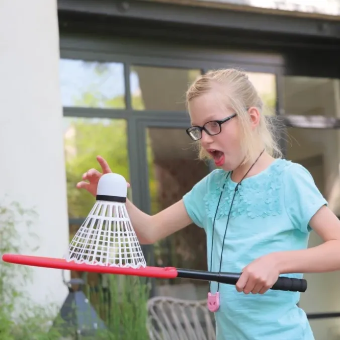 Mega-raquettes de badminton