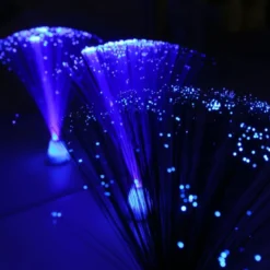 Mini-lampes fibres optiques par 4