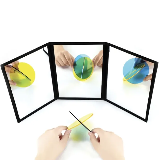 Miroir triptyque sensoriel