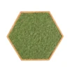 Panneau sensoriel hexagonal - herbe douce