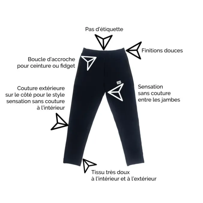 Pantalon Air Slim enfant - Bleu