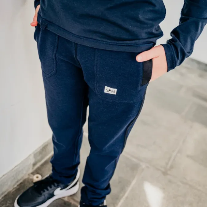 Pantalon Air Slim enfant - Bleu
