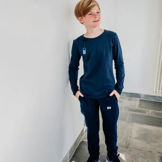 Pantalon Air Slim enfant - Bleu