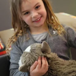 Peluche chat sensoriel