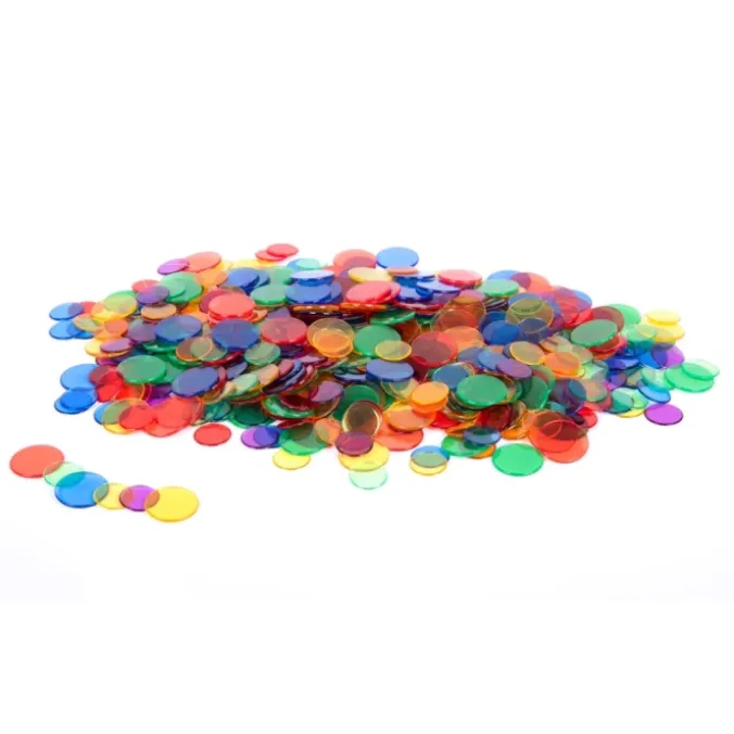 Pièces de comptage translucides x 500