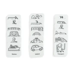 18 pictogrammes - Moyens de transport-épuré
