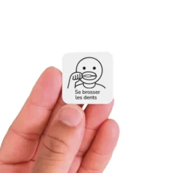 18 Pictogrammes - Se brosser les dents - Style épuré
