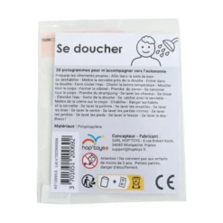 30 pictogrammes - Se doucher - Style épuré