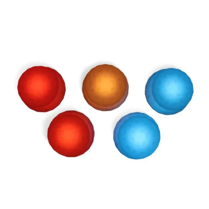 Pods d'équilibre LED ronds - lot de 5