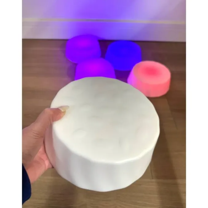 Pods d'équilibre LED ronds - lot de 5
