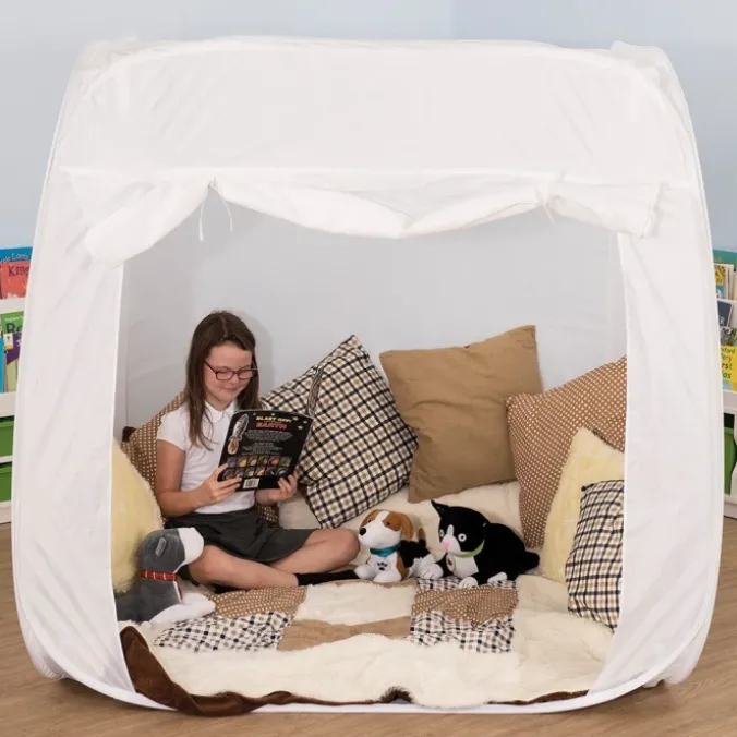 Pop-up espace sensoriel blanc