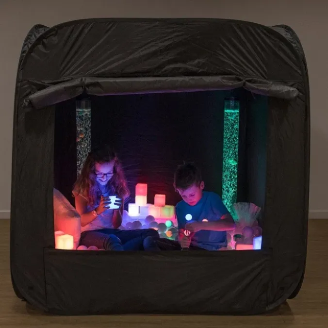 Pop-up espace sensoriel noir