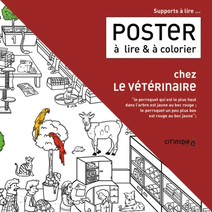 Poster à lire et à colorier