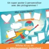 Poster à personnaliser "Moi, super-héros !"