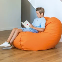 Pouf fauteuil - Orange