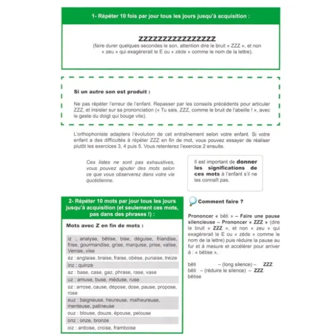 Pour en finir avec les troubles d'articulation