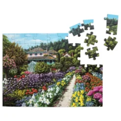 Puzzle ergonomique jardin de Monet - 63 pièces
