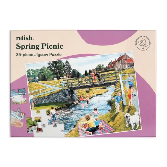 Puzzle ergonomique rivière - 35 pièces